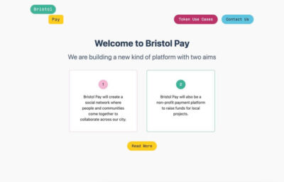 Bristol Pay - A non-profit payment platform for Bristol with the aim of raising funds for social and environmental projects around the city.