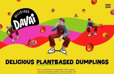 Davai Dumplings homepage
