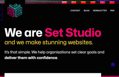 Set Studio homepage