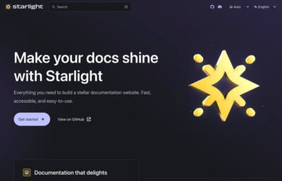 Starlight homepage