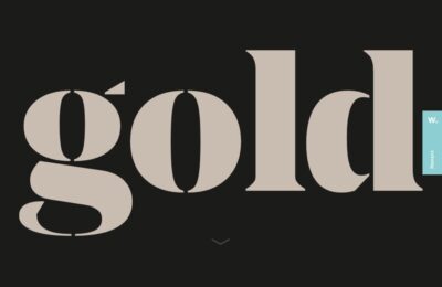 Gold website homepage